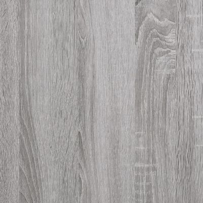 vidaXL Mensole Parete 4pz Grigio Sonoma 40x40x1,5cm Legno Multistrato