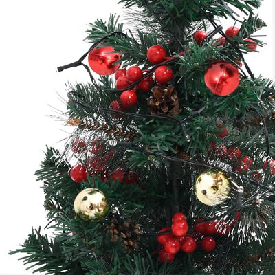 vidaXL Alberi di Natale Artificiale per Viali 2 pz 76 cm in PVC