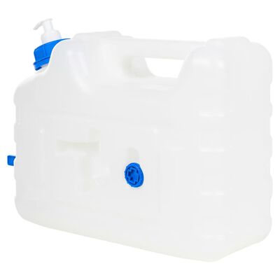 vidaXL Contenitore Acqua Rubinetto e Dispenser Sapone 10 L in Plastica