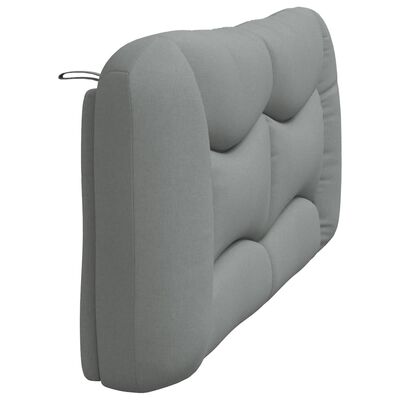 vidaXL Cuscino Testiera Grigio Chiaro 180 cm in Tessuto