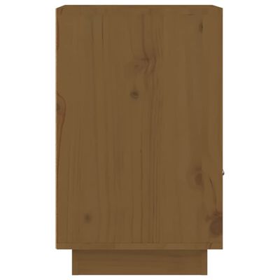 vidaXL Comodini Ambrati 2 pz 40x34x55 cm in Legno Massello di Pino