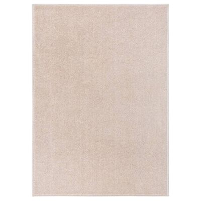 vidaXL Tappeto a Pelo Corto 240x340 cm Beige Scuro