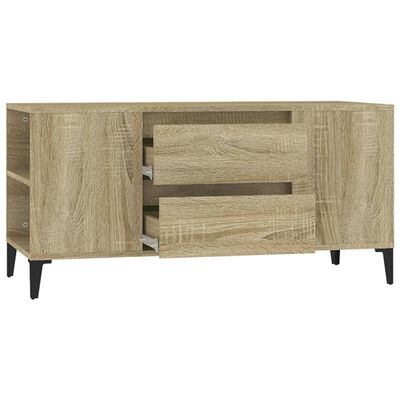 vidaXL Mobile Porta TV Rovere Sonoma 102x44,5x50 cm Legno Multistrato