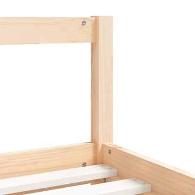 vidaXL Giroletto per Bambini con Cassetti 90x190cm Legno Massello Pino