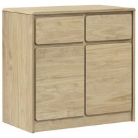 vidaXL Credenza SAUDA 80x43x75,5 cm in Legno Massello di Pino