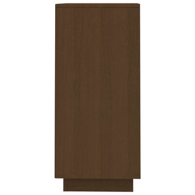 vidaXL Credenza Marrone Ambra 60x34x75 cm in Legno Massello di Pino