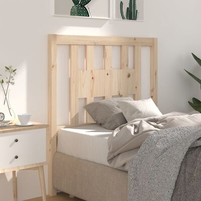 vidaXL Testiera per Letto 96x4x100 cm in Legno Massello di Pino