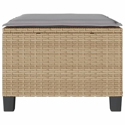 vidaXL Set da Bistrò 3 pz con Cuscini Beige in Polyrattan