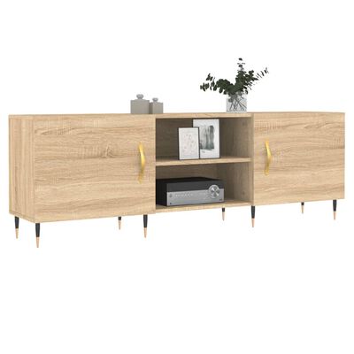 vidaXL Mobile Porta TV Rovere Sonoma 150x30x50 cm in Legno Multistrato