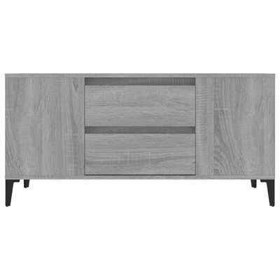 vidaXL Mobile Porta TV Grigio Sonoma 102x44,5x50 cm Legno Multistrato