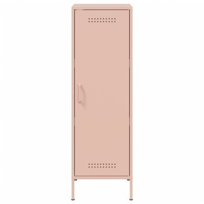 vidaXL Credenza Rosa 36x39x113 cm in Acciaio