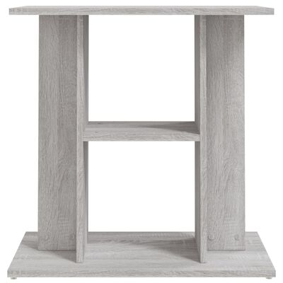 vidaXL Supporto Acquario 60x30x60cm in Legno Multistrato Grigio Sonoma