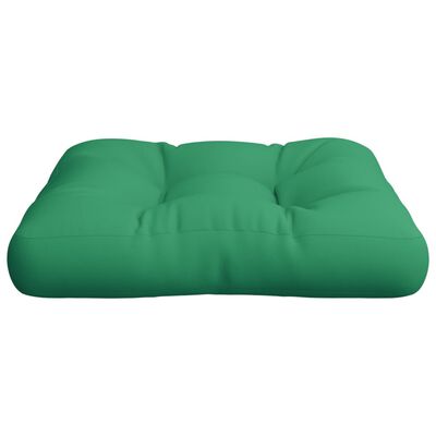 vidaXL Cuscino per Pallet Verde 50x50x12 cm in Tessuto