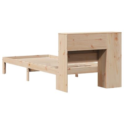 vidaXL Letto Libreria senza Materasso 90x200 cm Legno Massello Pino