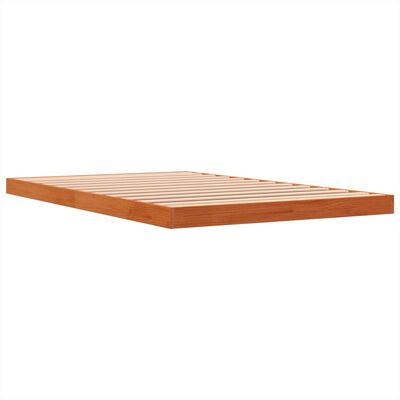 vidaXL Giroletto Marrone Cera 120x200 cm in Legno Massello di Pino