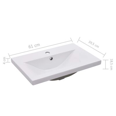 vidaXL Set Mobili da Bagno Bianco in Legno Multistrato