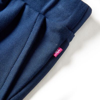 Pantaloni per Bambini a Gamba Larga Blu Marino 140