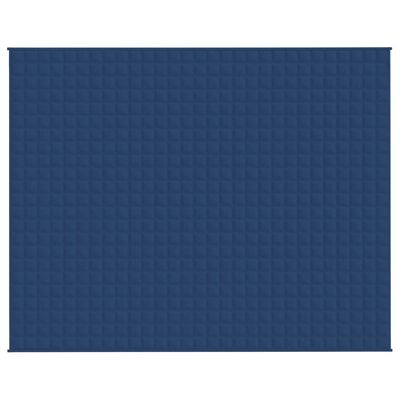 vidaXL Coperta Ponderata Blu 235x290 cm 11 kg Tessuto