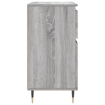 vidaXL Credenza Grigio Sonoma 60x35x70 cm in Legno Multistrato