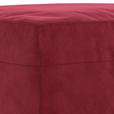 vidaXL Panca Rosso Vino 100x35x41 cm in Velluto