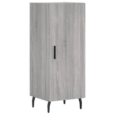 vidaXL Credenza Grigio Sonoma 34,5x34x180 cm in Legno Multistrato