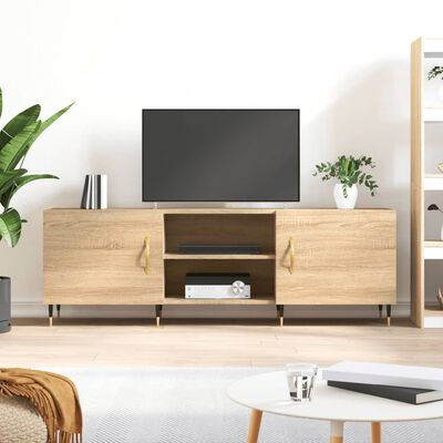 vidaXL Mobile Porta TV Rovere Sonoma 150x30x50 cm in Legno Multistrato