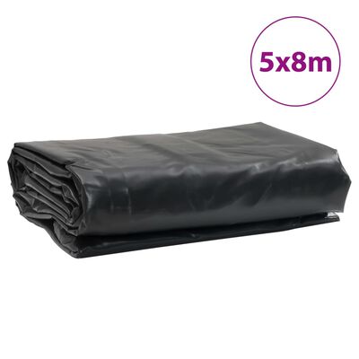 vidaXL Telone Nero 5x8 m 650 g/m²