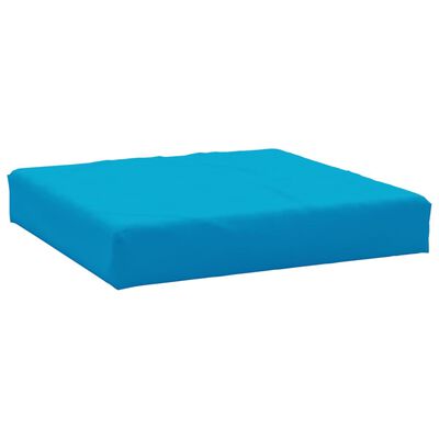 vidaXL Cuscino per Pallet Azzurro 60x60x8 cm in Tessuto Oxford