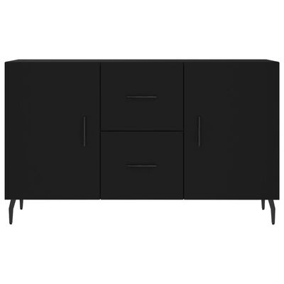 vidaXL Credenza Nera 100x36x60 cm in Legno Multistrato