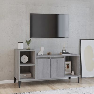 vidaXL Mobile TV Grigio Sonoma 100x35x55 cm in Legno Multistrato