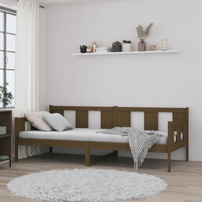 vidaXL Dormeuse Ambra in Legno Massello di Pino 80x200 cm