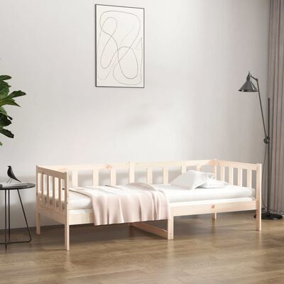 vidaXL Dormeuse senza Materasso 90x190 cm in Legno Massello di Pino