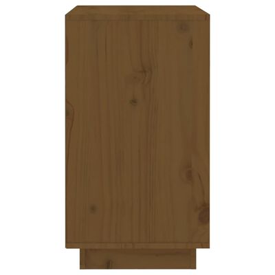 vidaXL Portabottiglie ambra 55,5x34x61 cm in Legno Massello di Pino