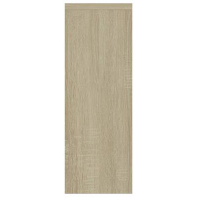 vidaXL Scaffale Parete Rovere Sonoma 45,1x16x45,1 cm Legno Multistrato