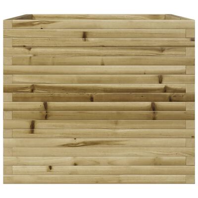 vidaXL Fioriera da Giardino 80x80x68,5 cm in Legno di Pino Impregnato