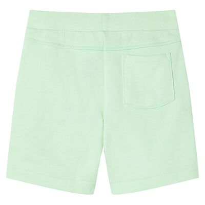 Pantaloncini per Bambini con Coulisse Verde Brillante 116