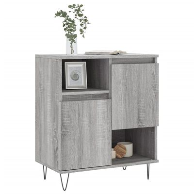 vidaXL Credenza Grigio Sonoma 60x35x70 cm in Legno Multistrato