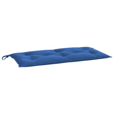 vidaXL Cuscini Panca Giardino 2pz Blu Reale 100x50x7 cm Tessuto Oxford