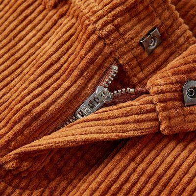 Pantaloni per Bambini in Velluto a Coste Cognac 128