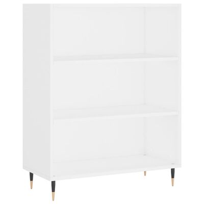 vidaXL Libreria Bianca 69,5x32,5x90 cm in Legno Multistrato