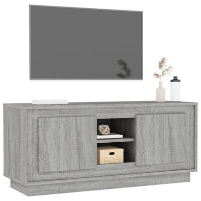 vidaXL Mobile TV Grigio Sonoma 102x35x45 cm in Legno Multistrato