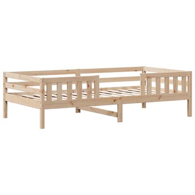 vidaXL Giroletto senza Materasso 100x200 cm in Legno Massello di Pino