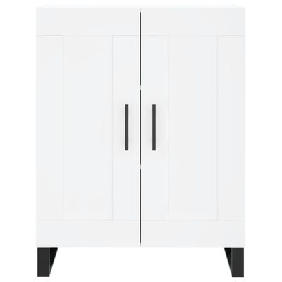 vidaXL Credenza Bianca 69,5x34x180 cm in Legno Multistrato