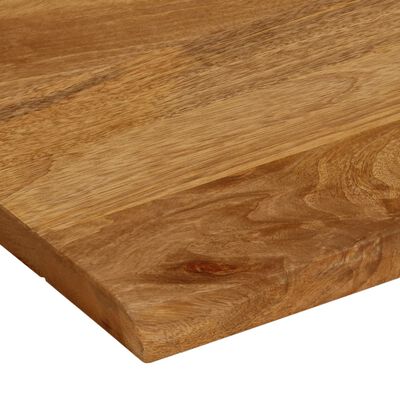 vidaXL Piano Tavolo Bordi Vivi 40x40x2,5 cm in Legno Massello di Mango