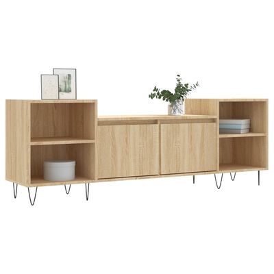 vidaXL Mobile Porta TV Rovere Sonoma 160x35x55 cm Legno Multistrato