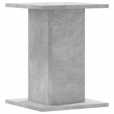 vidaXL Supporti per Piante 2 pz Grigio Cemento 30x30x50 cm Truciolato