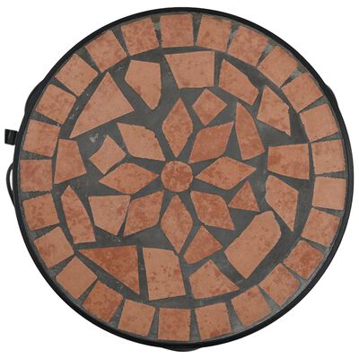 vidaXL Supporti per Piante 3 pz Terracotta in Ceramica