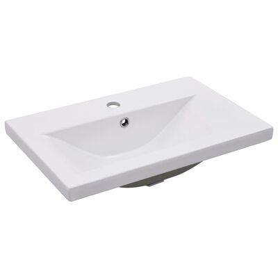 vidaXL Set Mobili da Bagno Grigio Cemento in Legno Multistrato