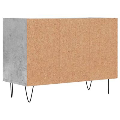 vidaXL Mobile Porta TV Grigio Cemento 69,5x30x50 cm Legno Multistrato