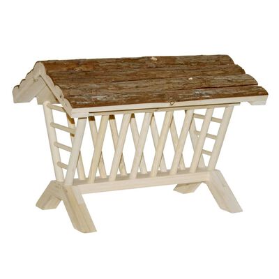 Kerbl Portafieno per Animali Domestici Naturale 45x32x33 cm in Legno